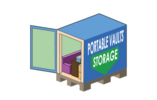 Portable vault 5×8 illustration