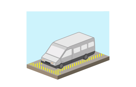 Vehicle parking 11×30 illustration