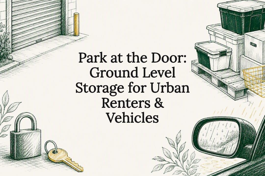 Park at the Door: Ground Level Storage for Urban Renters & Vehicles