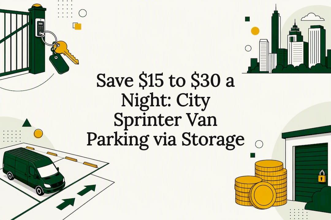 Save $15 to $30 a Night: City Sprinter Van Parking via Storage