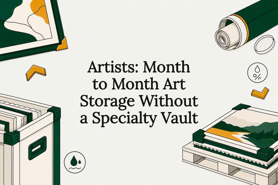 Artists: Month to Month Art Storage Without a Specialty Vault