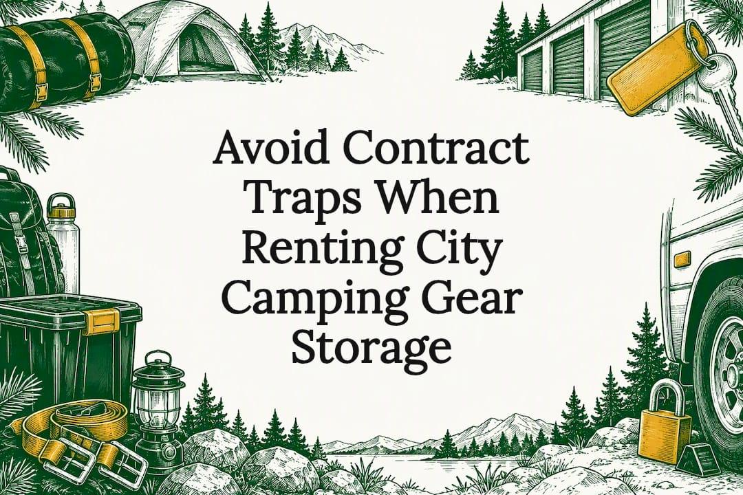 Avoid Contract Traps When Renting City Camping Gear Storage