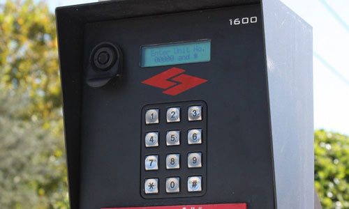 gate access pin pad