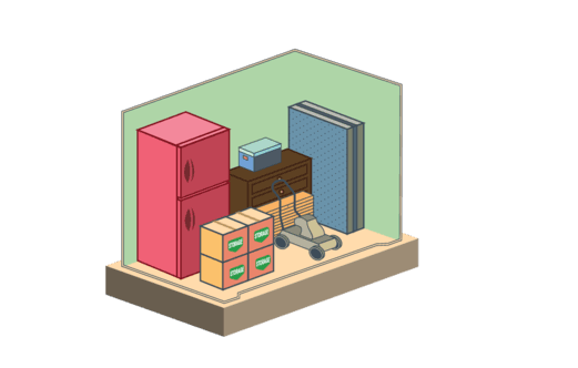 4x8 self storage unit
