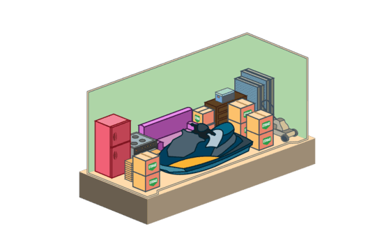8x20 self storage unit